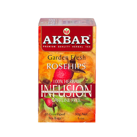 20 bolsitas de té con rosa mosqueta fresca Akbar Garden (30 g)