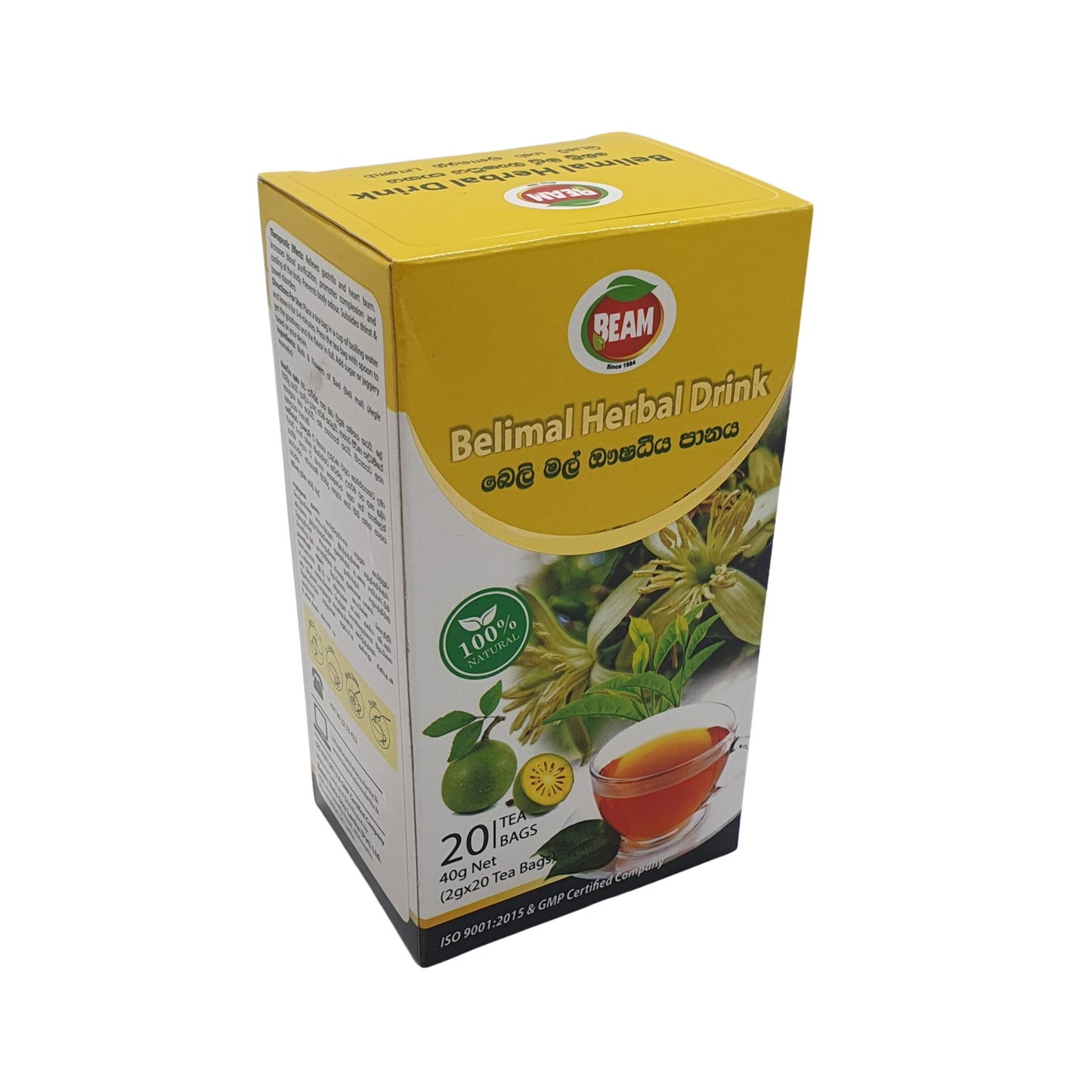 Té Beam Belimal (40 g), 20 bolsitas de té
