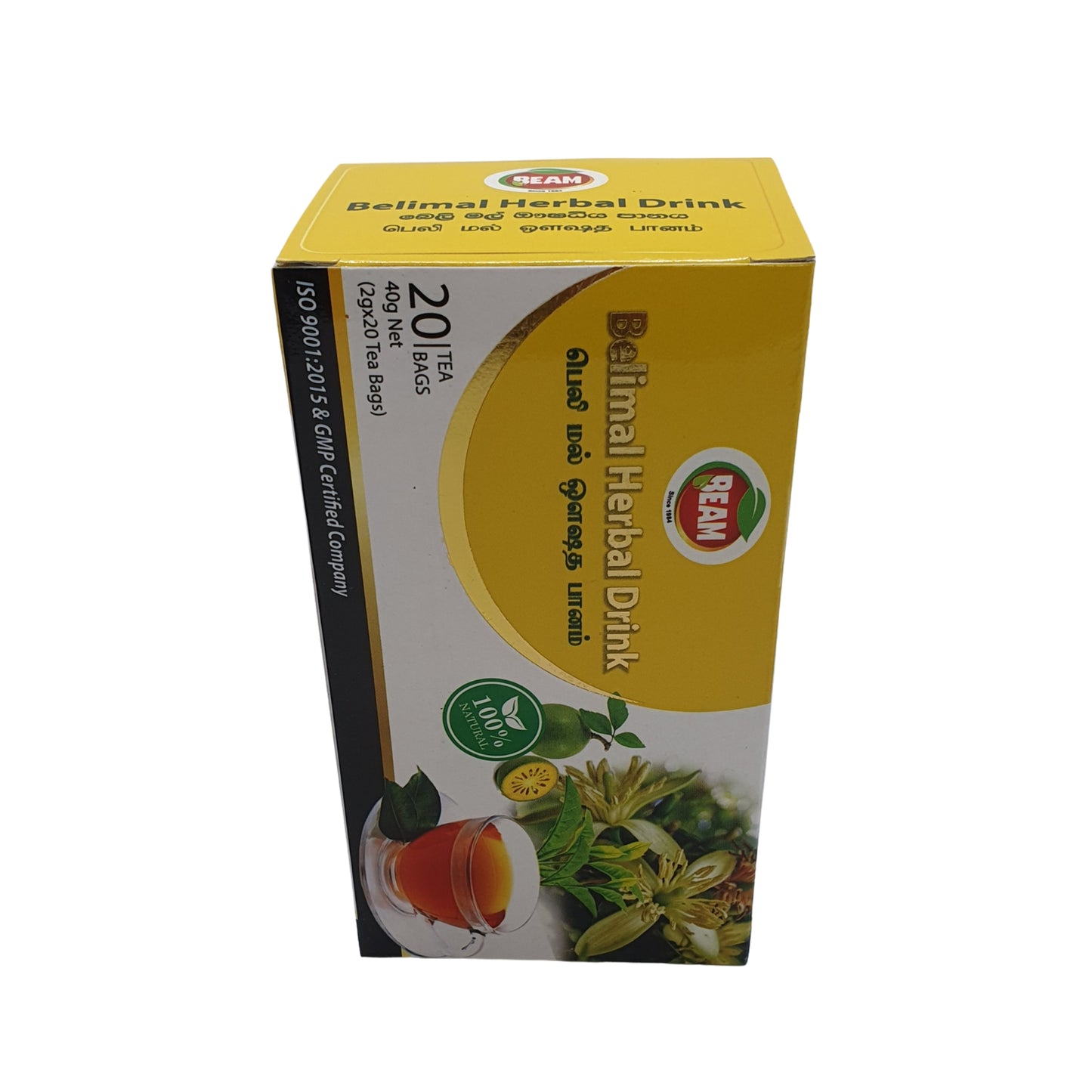 Té Beam Belimal (40 g), 20 bolsitas de té