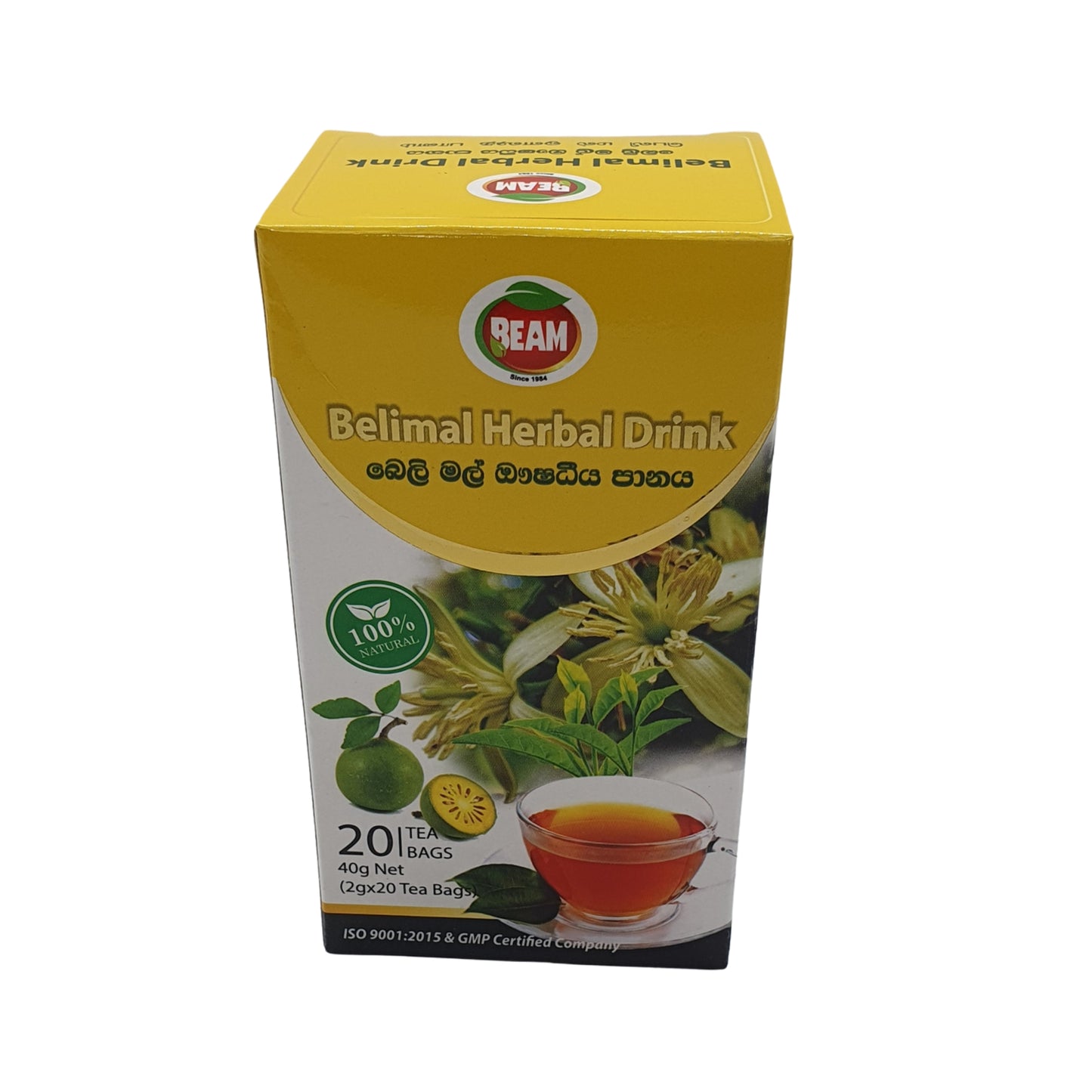 Té Beam Belimal (40 g), 20 bolsitas de té