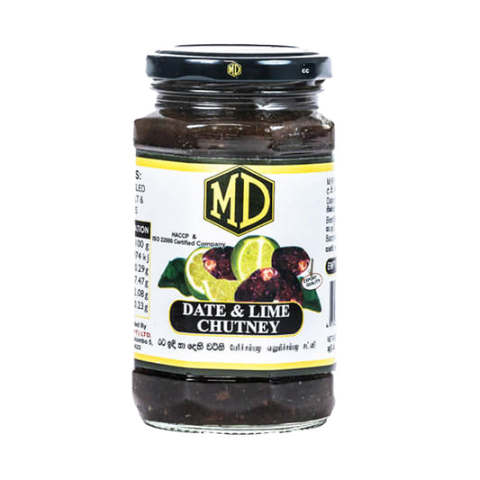 Chutney de dátiles y lima MD (500 g)