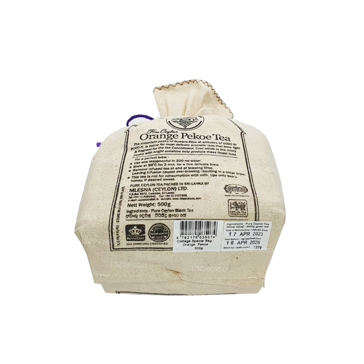 Té Pekoe de naranja Melsna (500 g)