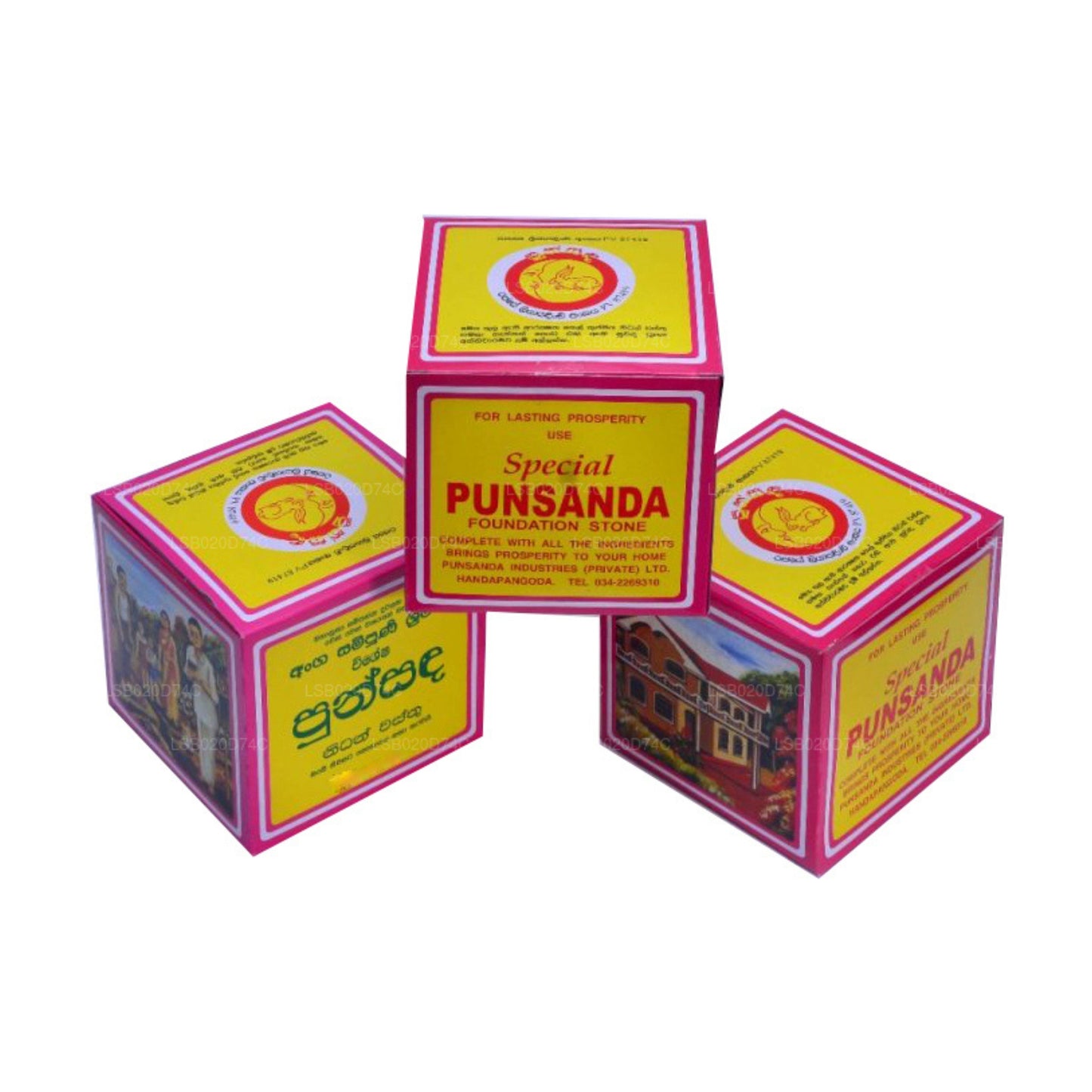 Punsanda Nidan Wasthu (Piedras principales de la fundación)