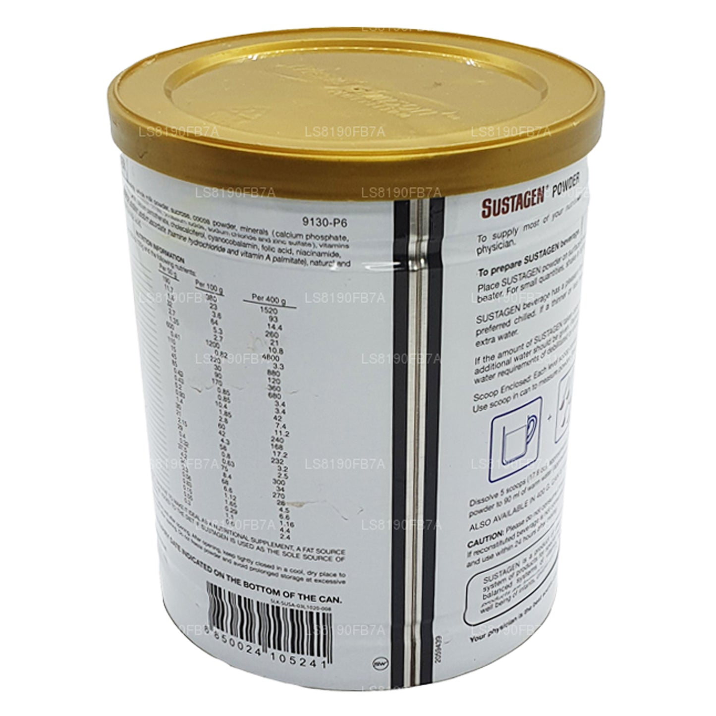 Suplemento nutricional Sustagen Chocolate (400 g)