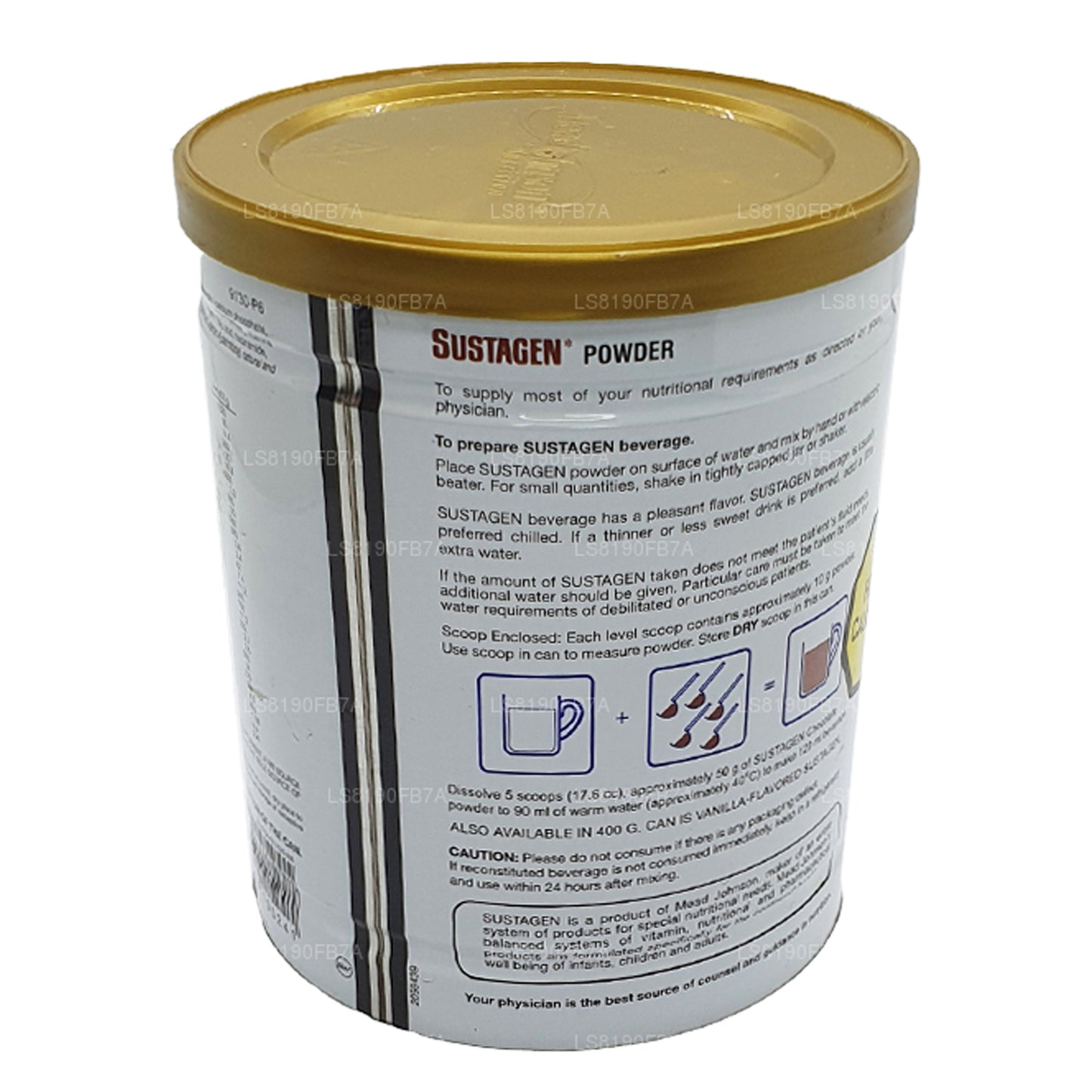 Suplemento nutricional Sustagen Chocolate (400 g)