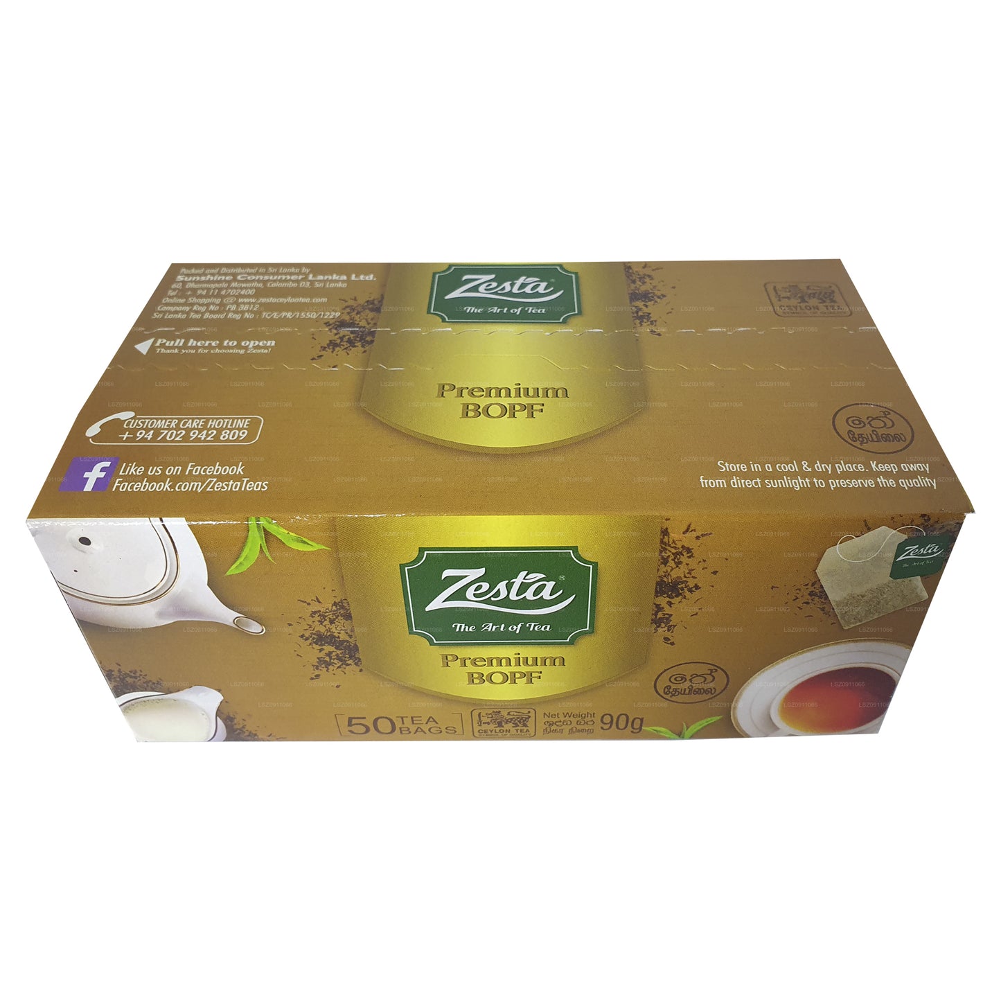 Té Zesta (100 g) 50 bolsitas de té