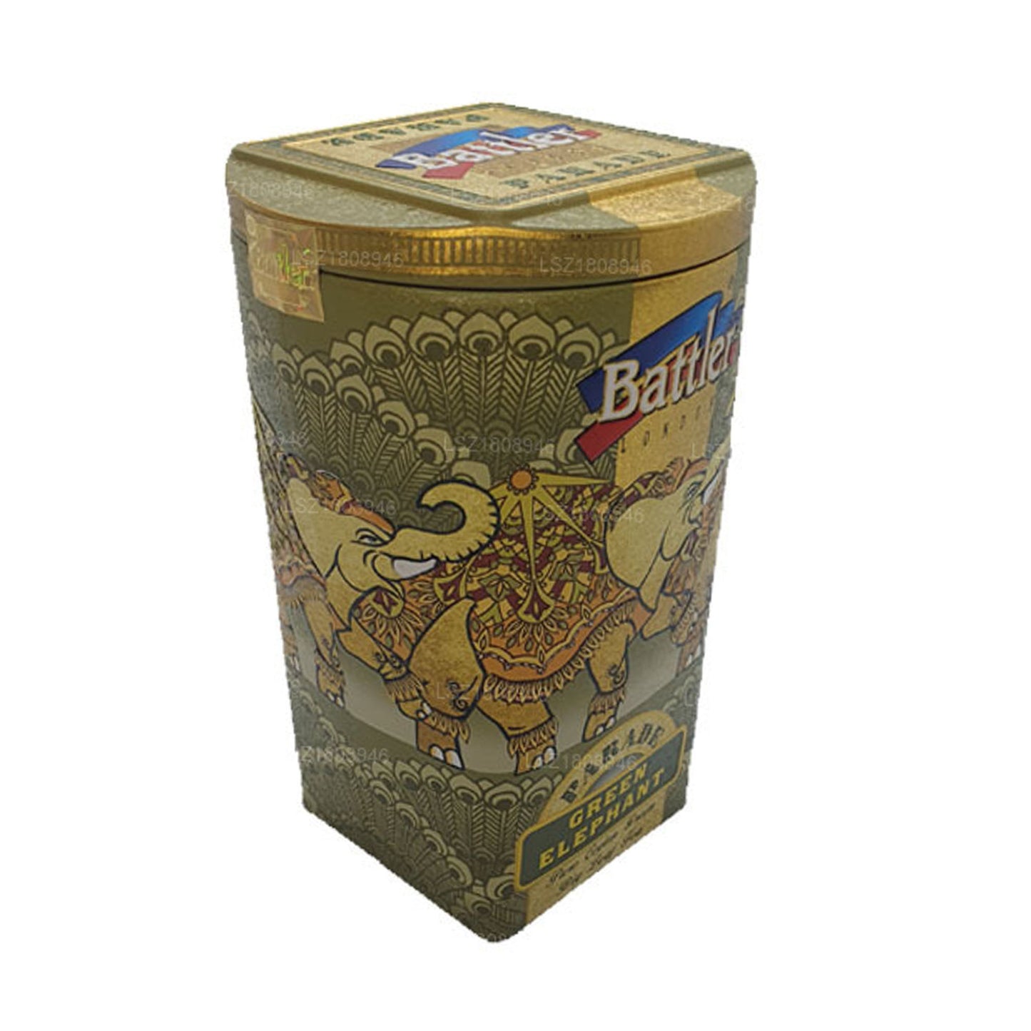 Carrito de lata Battler Parade Green Elephant (100 g)