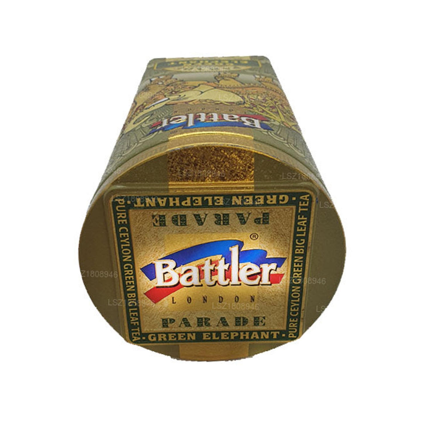 Carrito de lata Battler Parade Green Elephant (100 g)