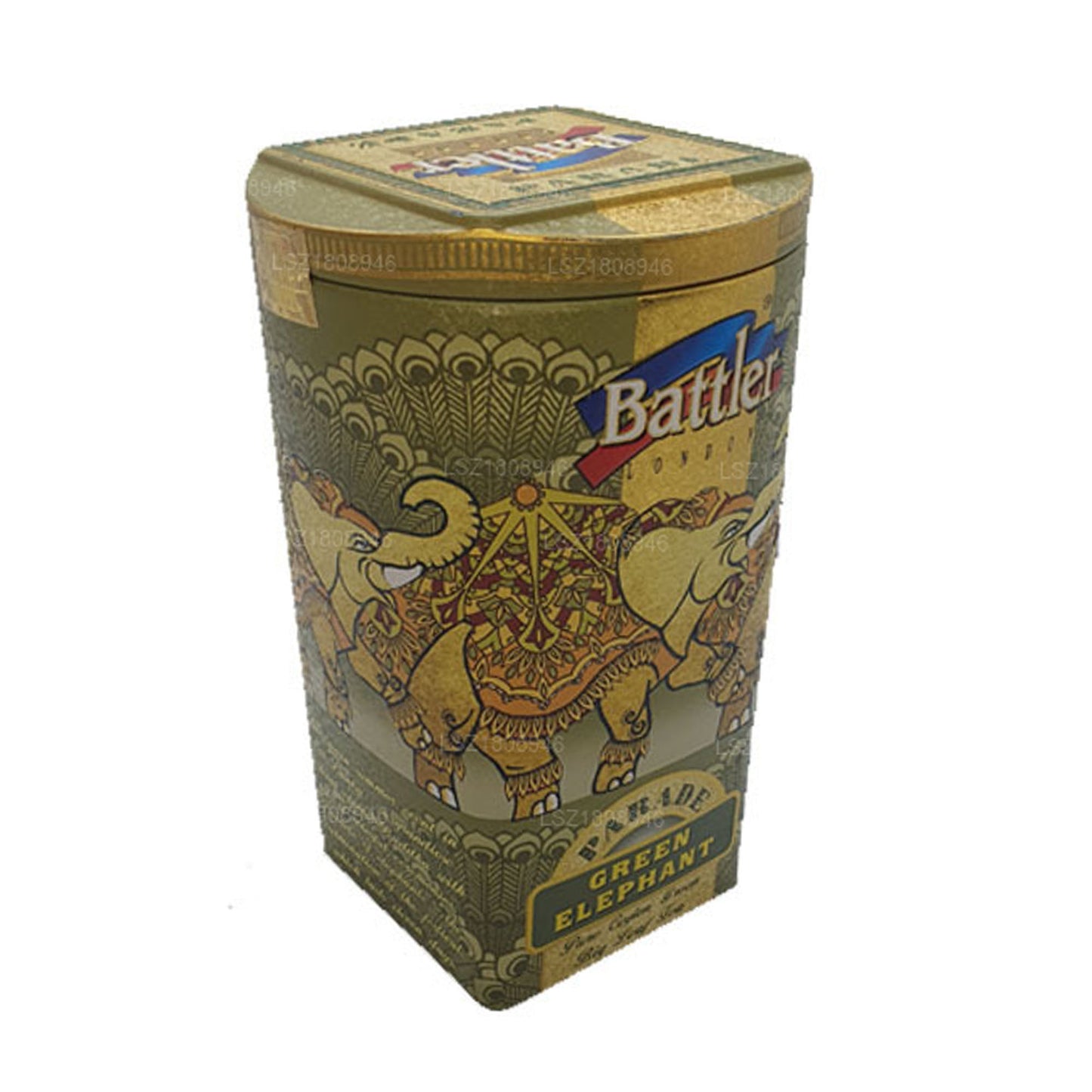 Carrito de lata Battler Parade Green Elephant (100 g)