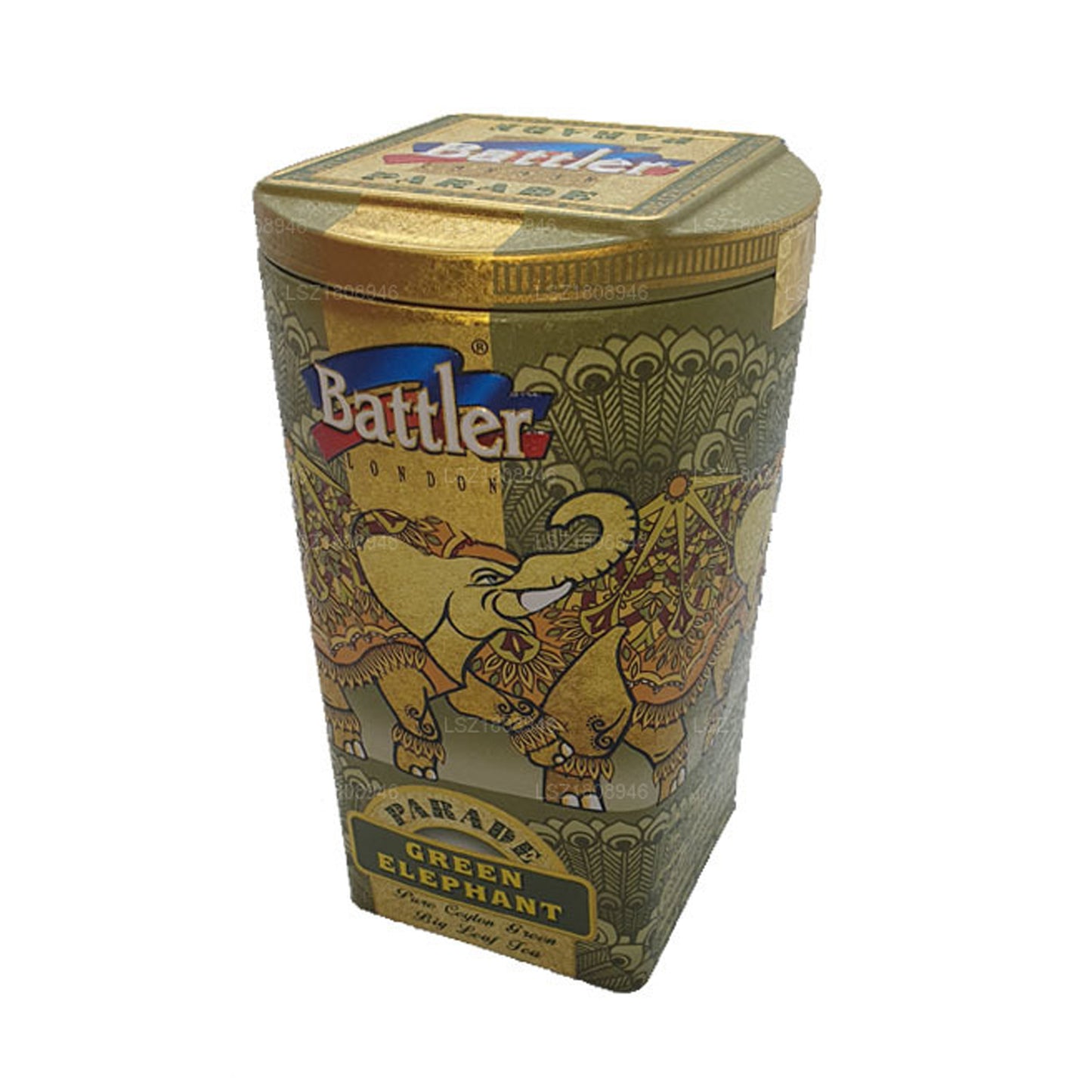 Carrito de lata Battler Parade Green Elephant (100 g)