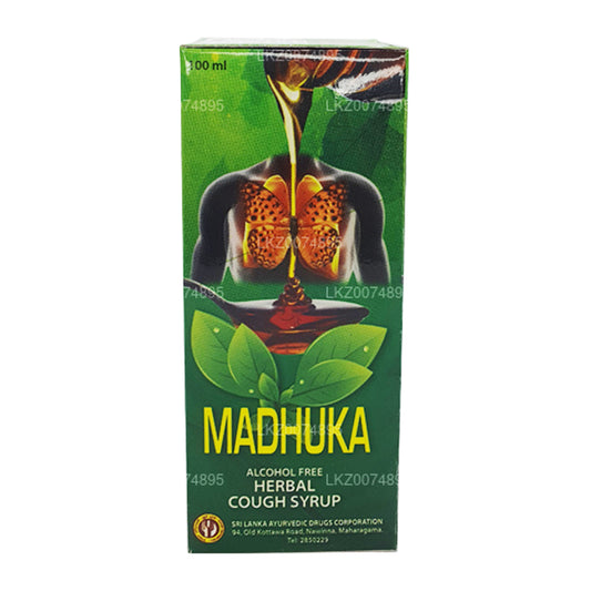 Sirope herbal para la tos SLADC Madhuka (100 ml)