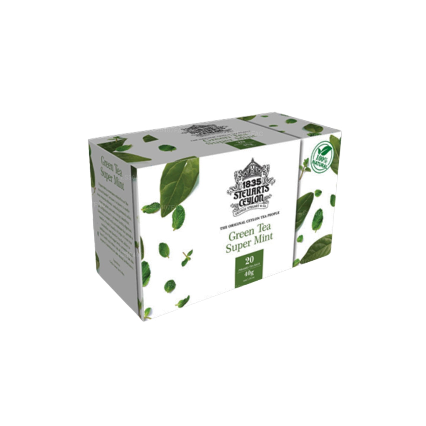 George Steuart Té verde Super Menta (40g) 20 Bolsitas de té