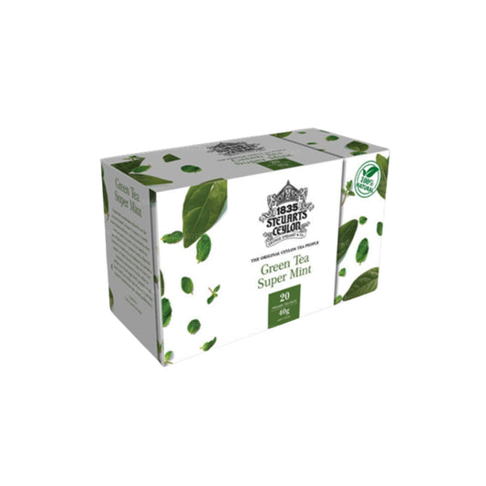 George Steuart Té verde Super Menta (40g) 20 Bolsitas de té