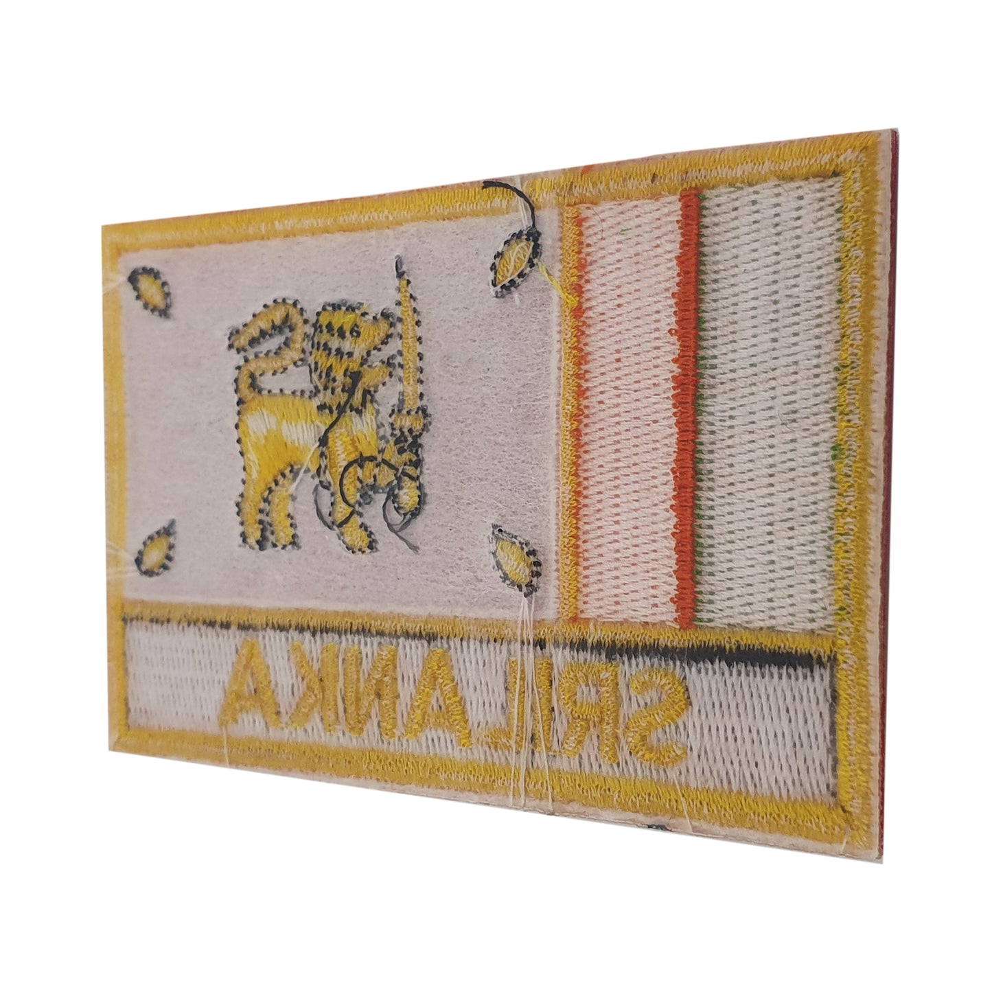 Lakpura Sri Lanka National Flag Fabric Badge