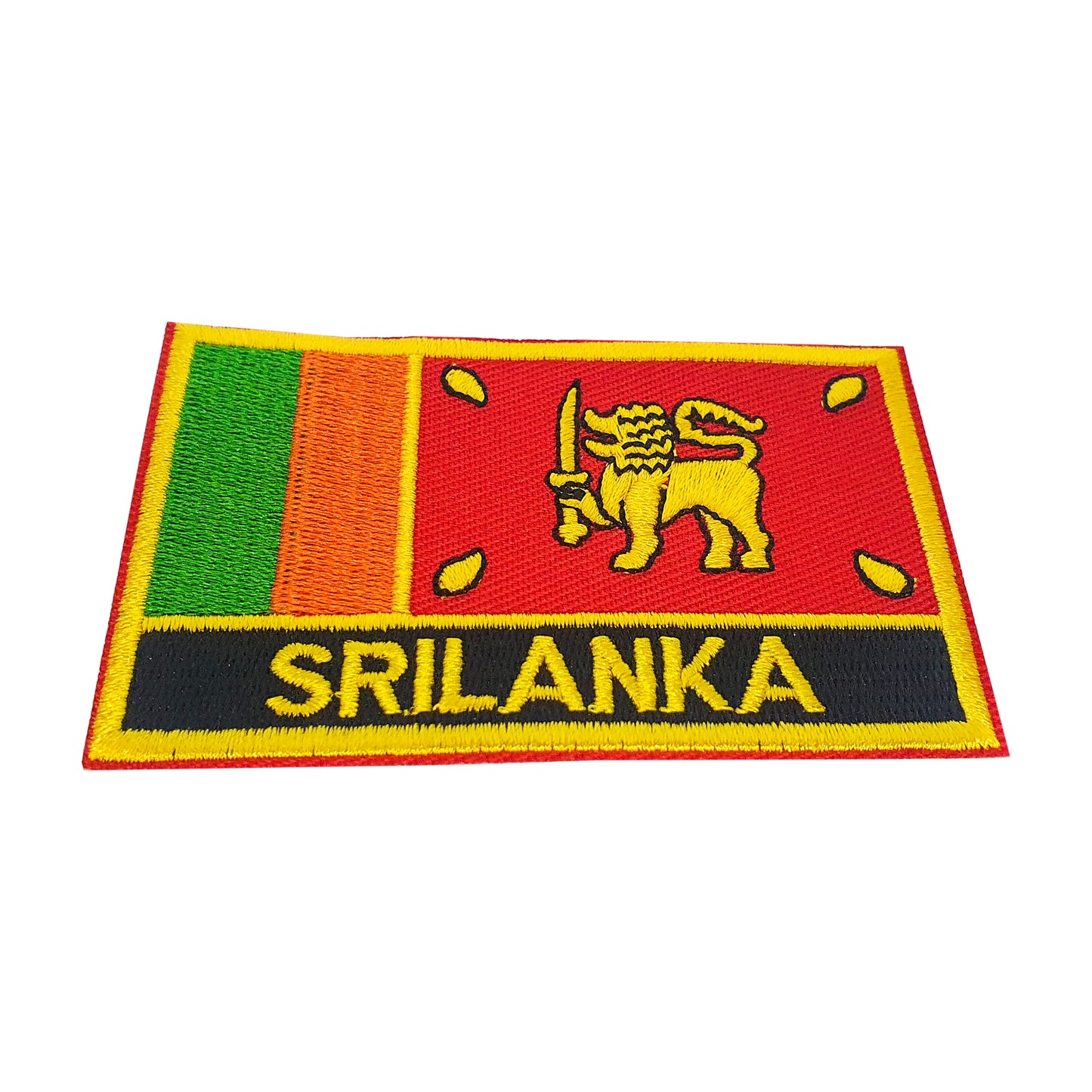 Lakpura Sri Lanka National Flag Fabric Badge
