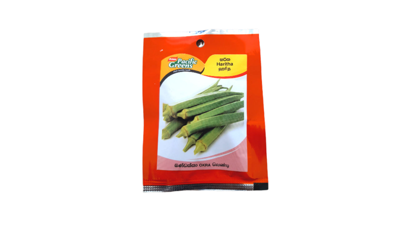 Lakpura Green Ladies Fingers (Okra) Seeds
