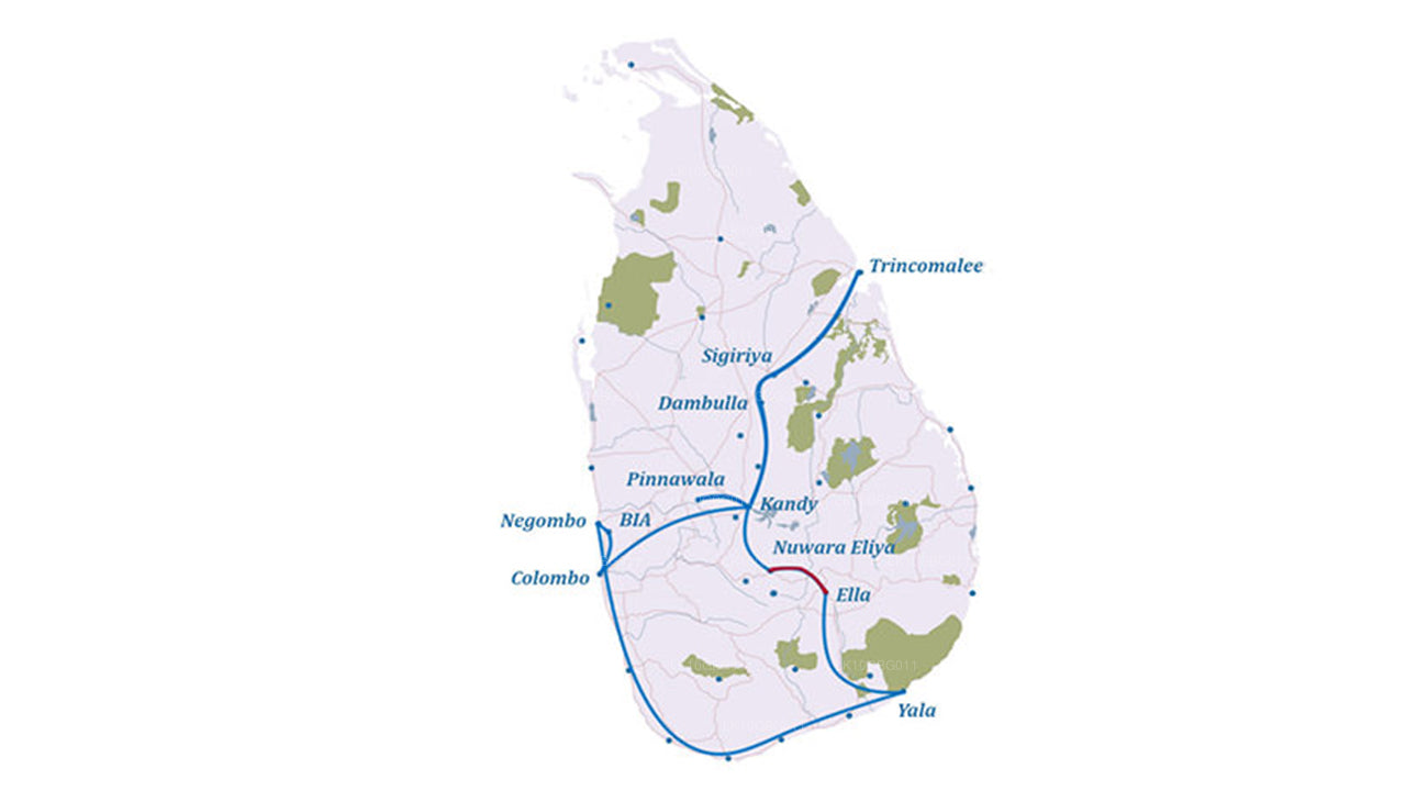 Joyas de Sri Lanka (16 días)