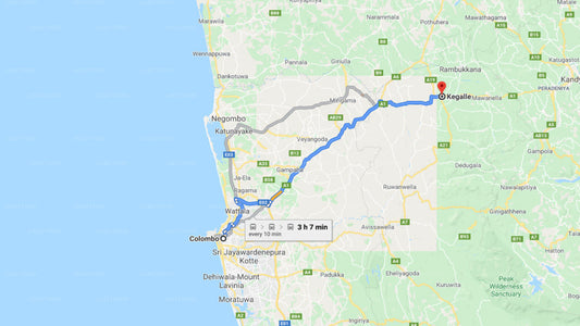 Colombo City to Kegalle City Private Transfer