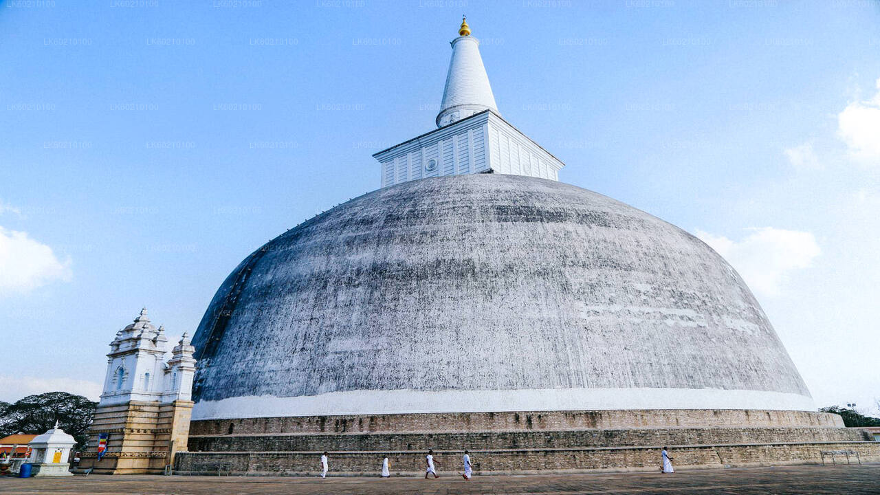 Ciudad sagrada de Anuradhapura desde Sigiriya
