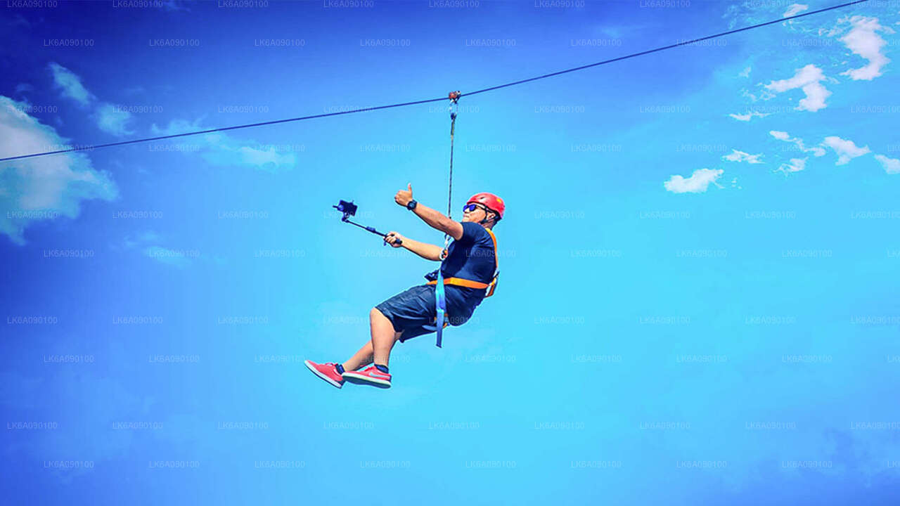 Mega tirolina voladora de Ravana desde Ella