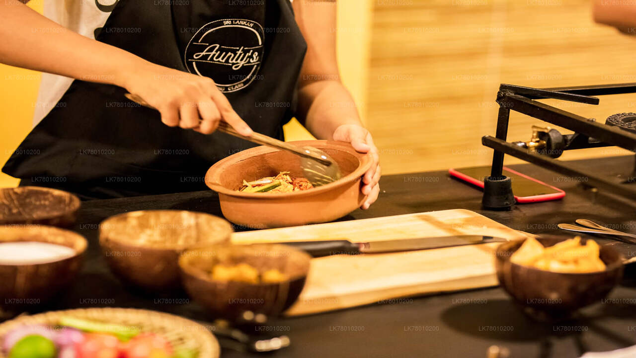 Clase de cocina de Sri Lanka desde Colombo