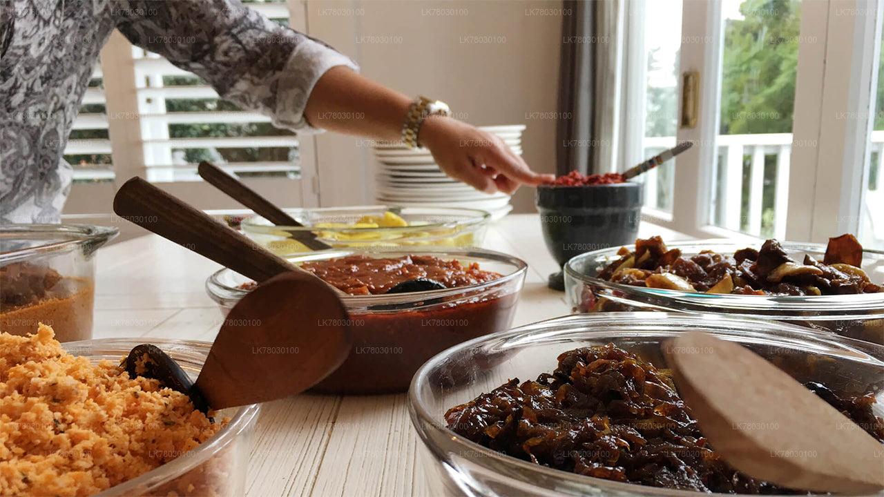 Clase de cocina de Sri Lanka desde Bentota