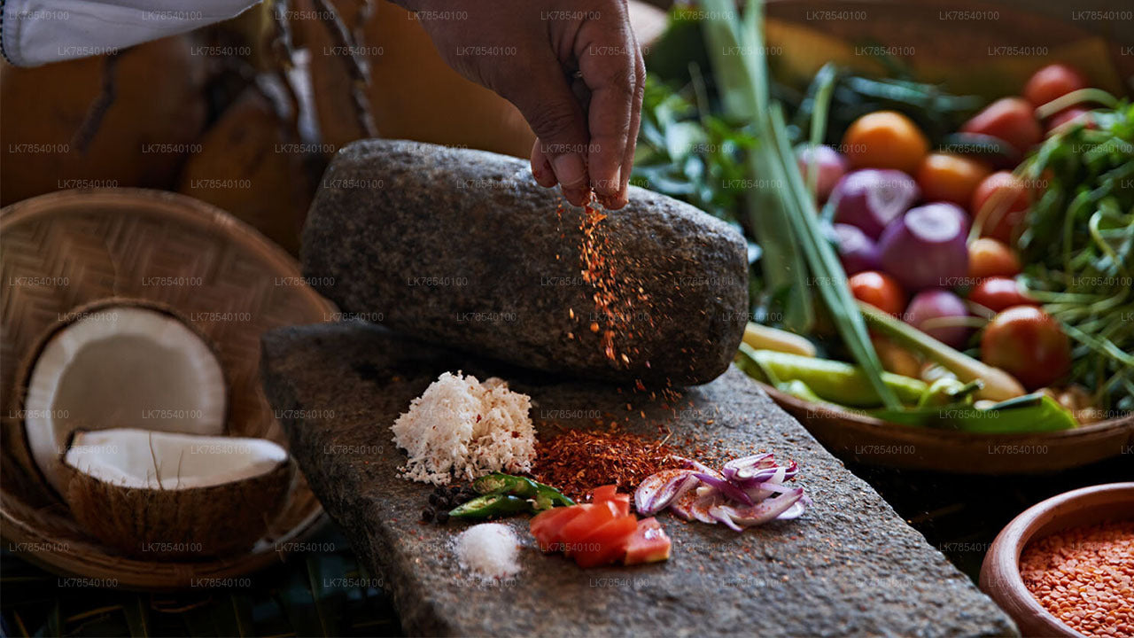 Experimento de cocina con especias de Sri Lanka de Matale