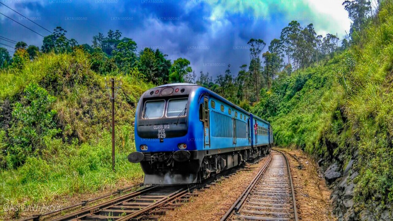 Viaje en tren de Colombo a Badulla (número de tren: 1005 «Podi Menike»)