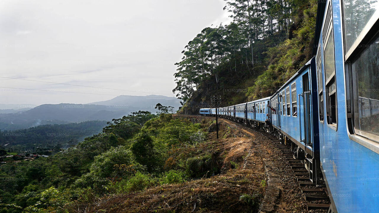 Viaje en tren de Ella a Kandy (tren n.° 1006 "Podi Menike")