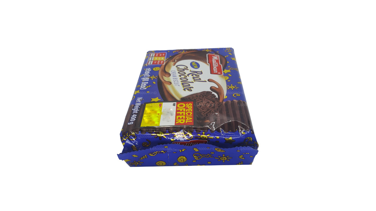 Galleta de crema de chocolate real Maliban (400 g)