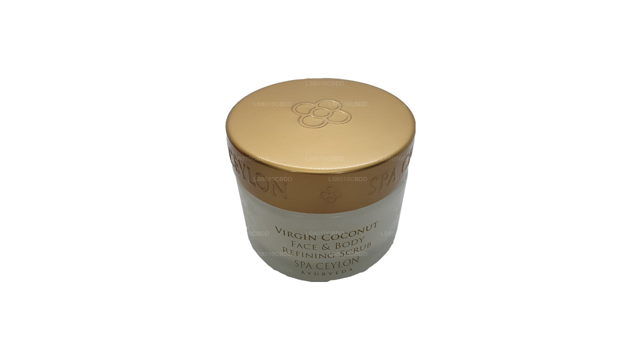 Exfoliante refinador facial y corporal de coco virgen Spa Ceylon (100 g)