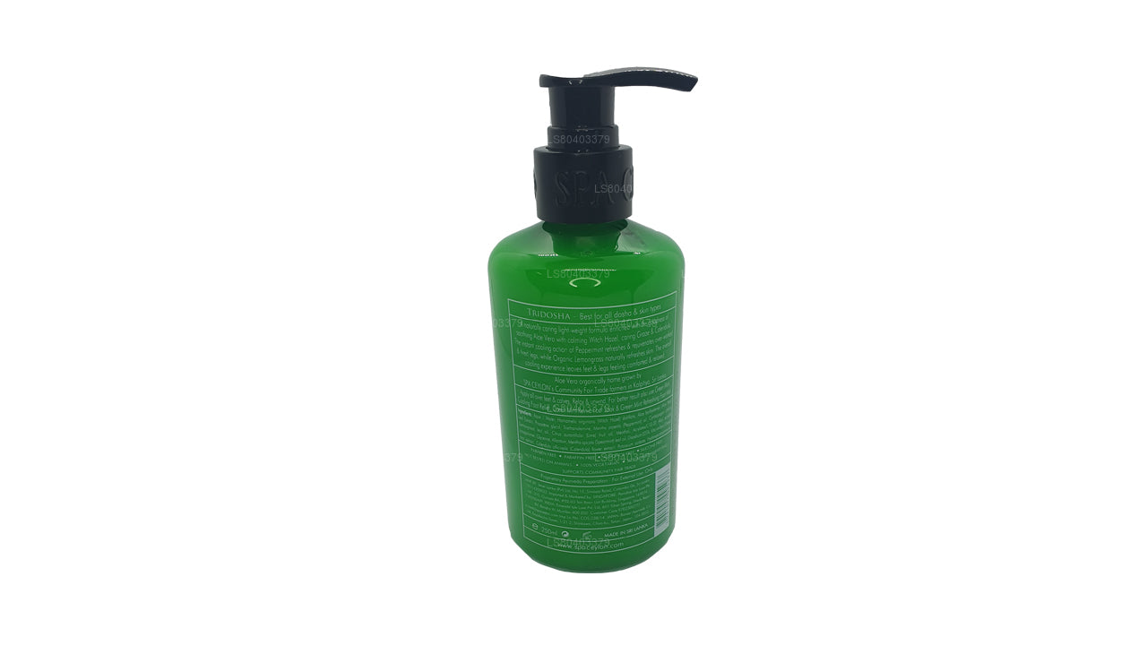 Gel refrescante para piernas con aloe y menta verde Spa Ceylon (250 ml)