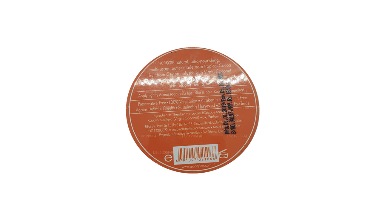Manteca natural de cacao de Ceilán Spa Ceylon (25 g)