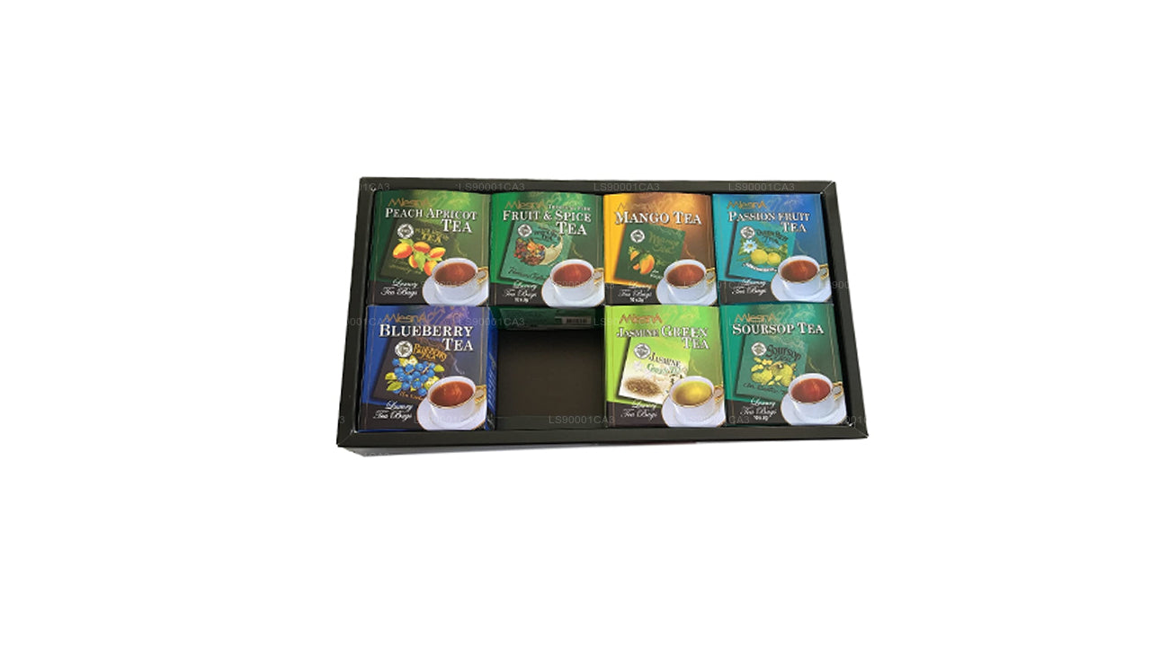 Bolsitas de té Mlesna Sensations de aluminio de lujo con 8 sabores surtidos (160 g)