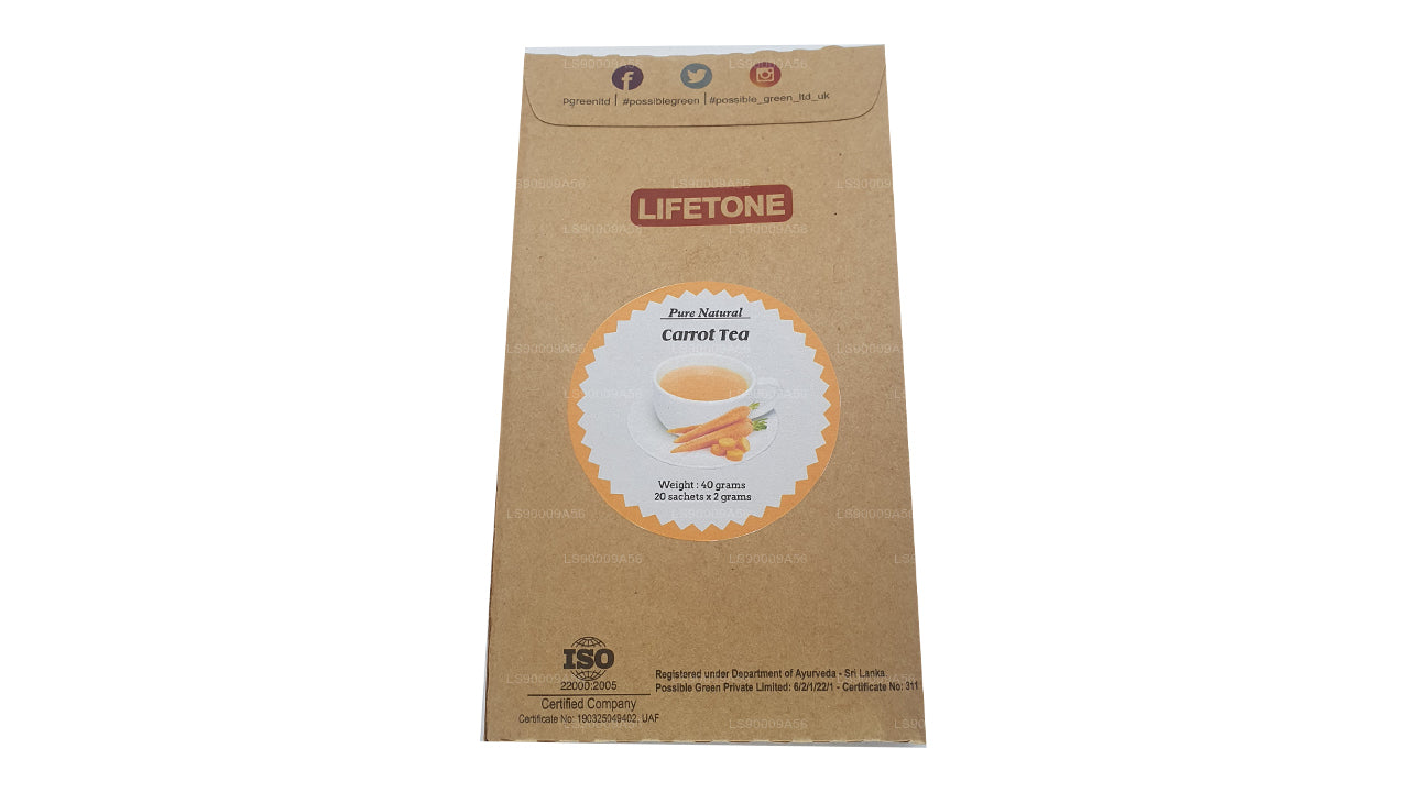 Té de zanahoria natural puro (40 g)