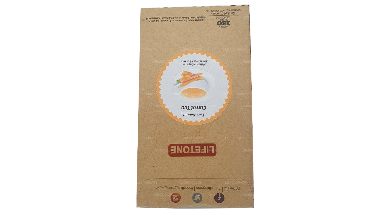 Té de zanahoria natural puro (40 g)