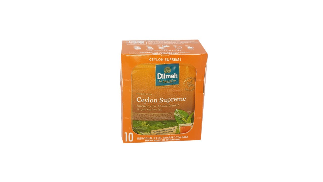 10 bolsitas de té Dilmah Ceylon Supreme (20 g)