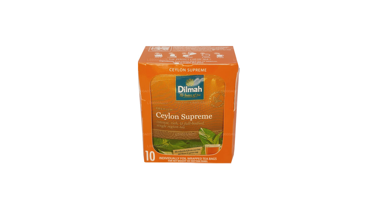 10 bolsitas de té Dilmah Ceylon Supreme (20 g)