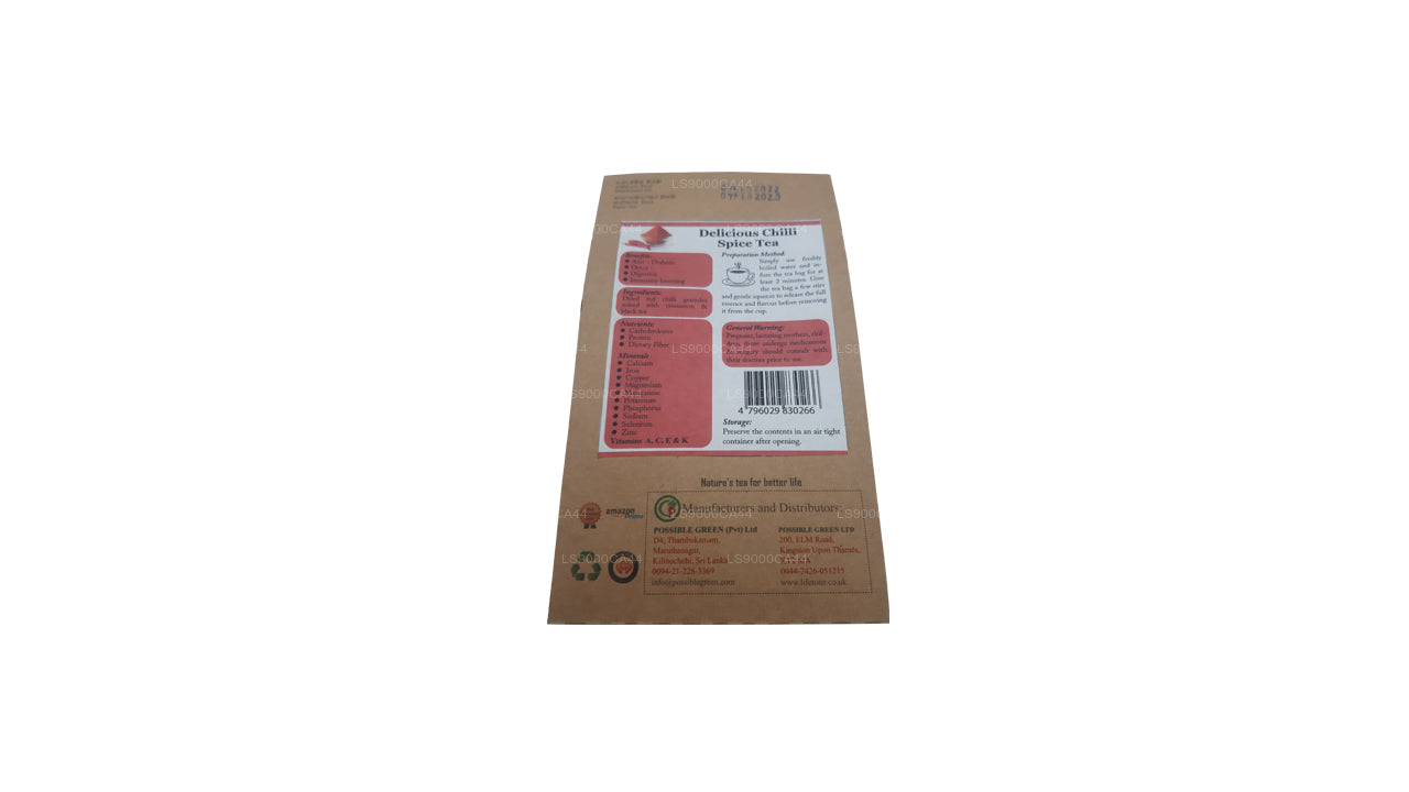Lifetone Chilli Tea ( Red) (40g) 20 Tea Bags