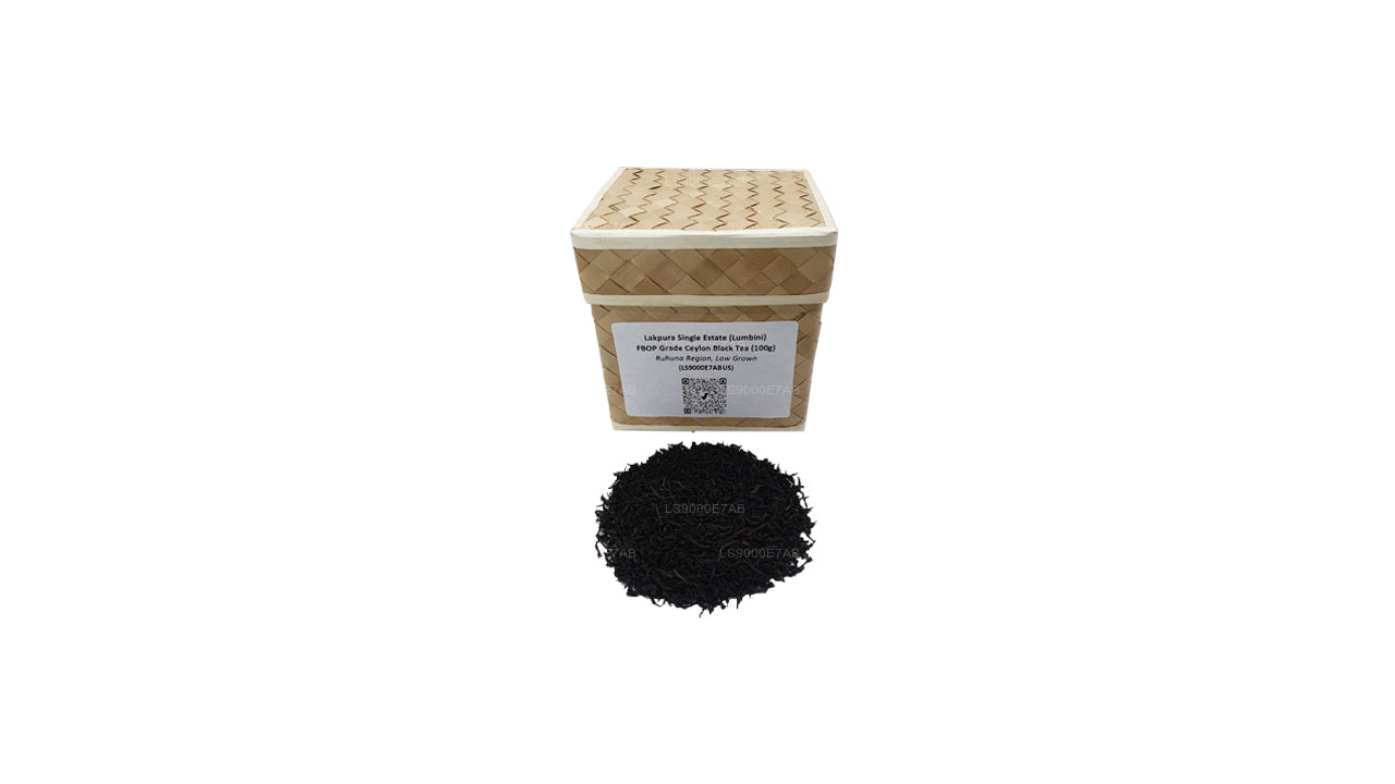 Té negro de Ceilán Lakpura Single Estate (Lumbini) de grado FBOP (100 g)