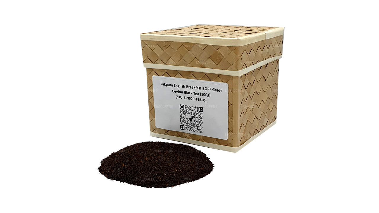 Té negro de Ceilán Lakpura English Breakfast de grado BOPF (100 g)