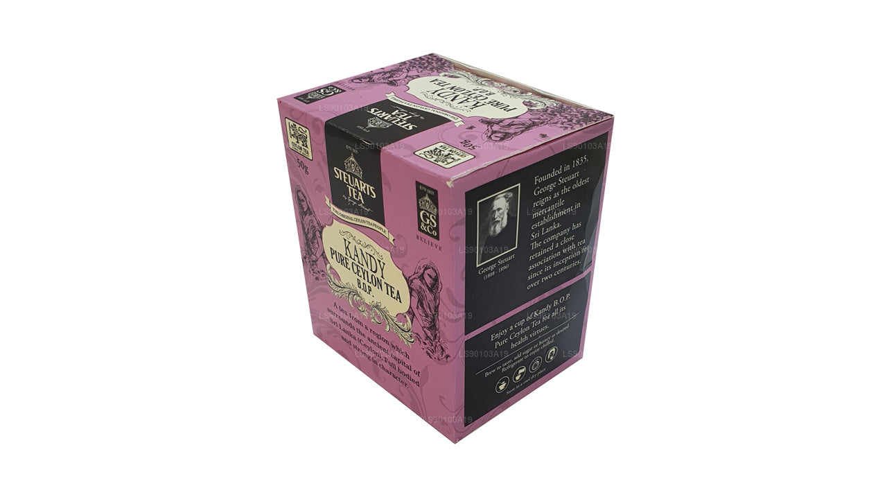 Té de hojas Kandy BOP de George Steuart (50 g)