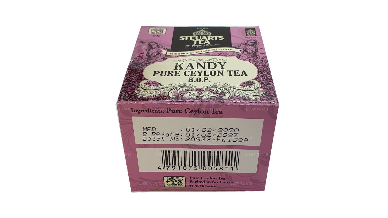 Té de hojas Kandy BOP de George Steuart (50 g)