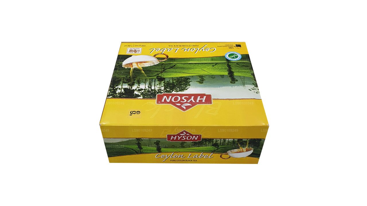 Hyson Ceylon Label BOPF (200 g) 100 bolsitas de té