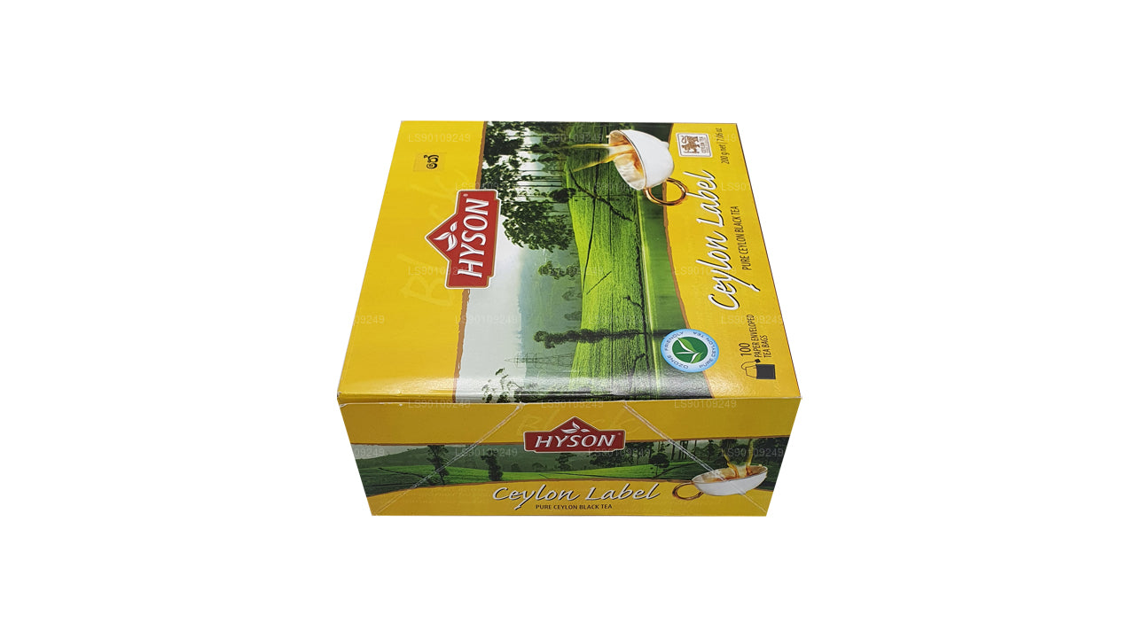 Hyson Ceylon Label BOPF (200 g) 100 bolsitas de té